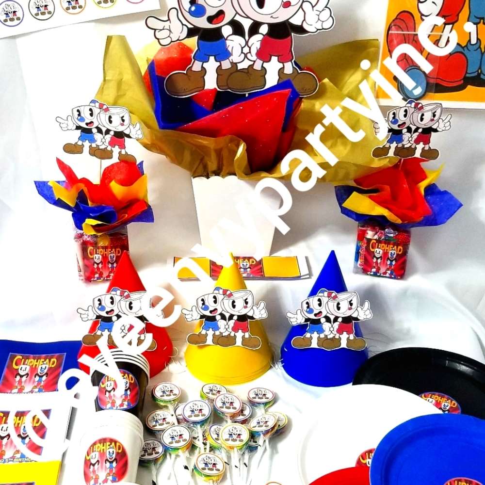 Cuphead and Mughead Party Package